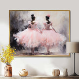 Pink Ballet Dance I - Fashion Canvas Wall Art