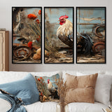 Chicken Barnyard Serenade - Multi-Panels