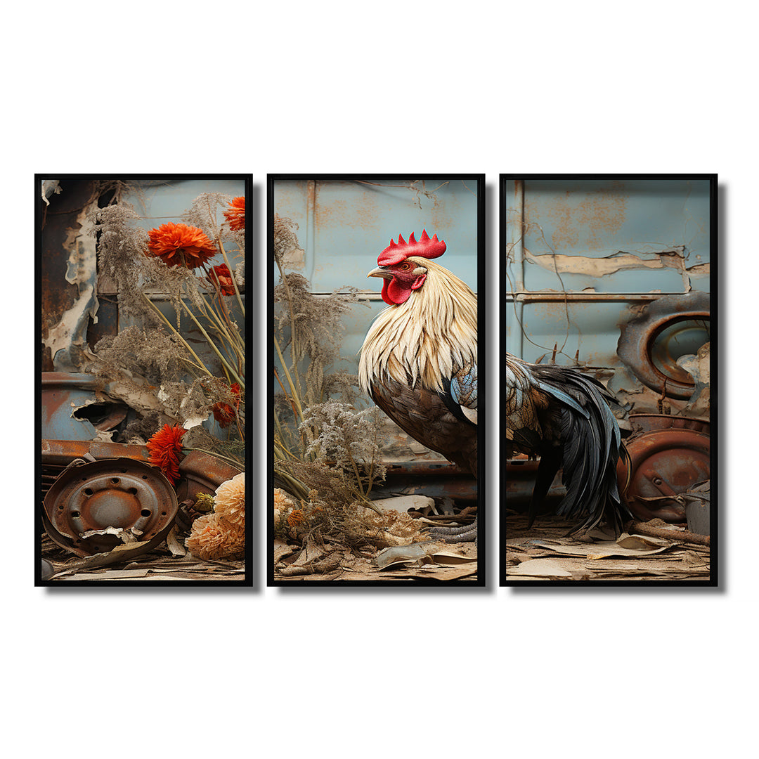 Chicken Barnyard Serenade - Multi-Panels