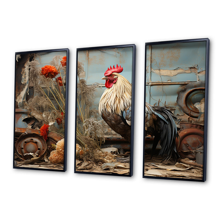 Chicken Barnyard Serenade - Multi-Panels
