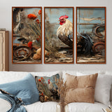 Chicken Barnyard Serenade - Multi-Panels