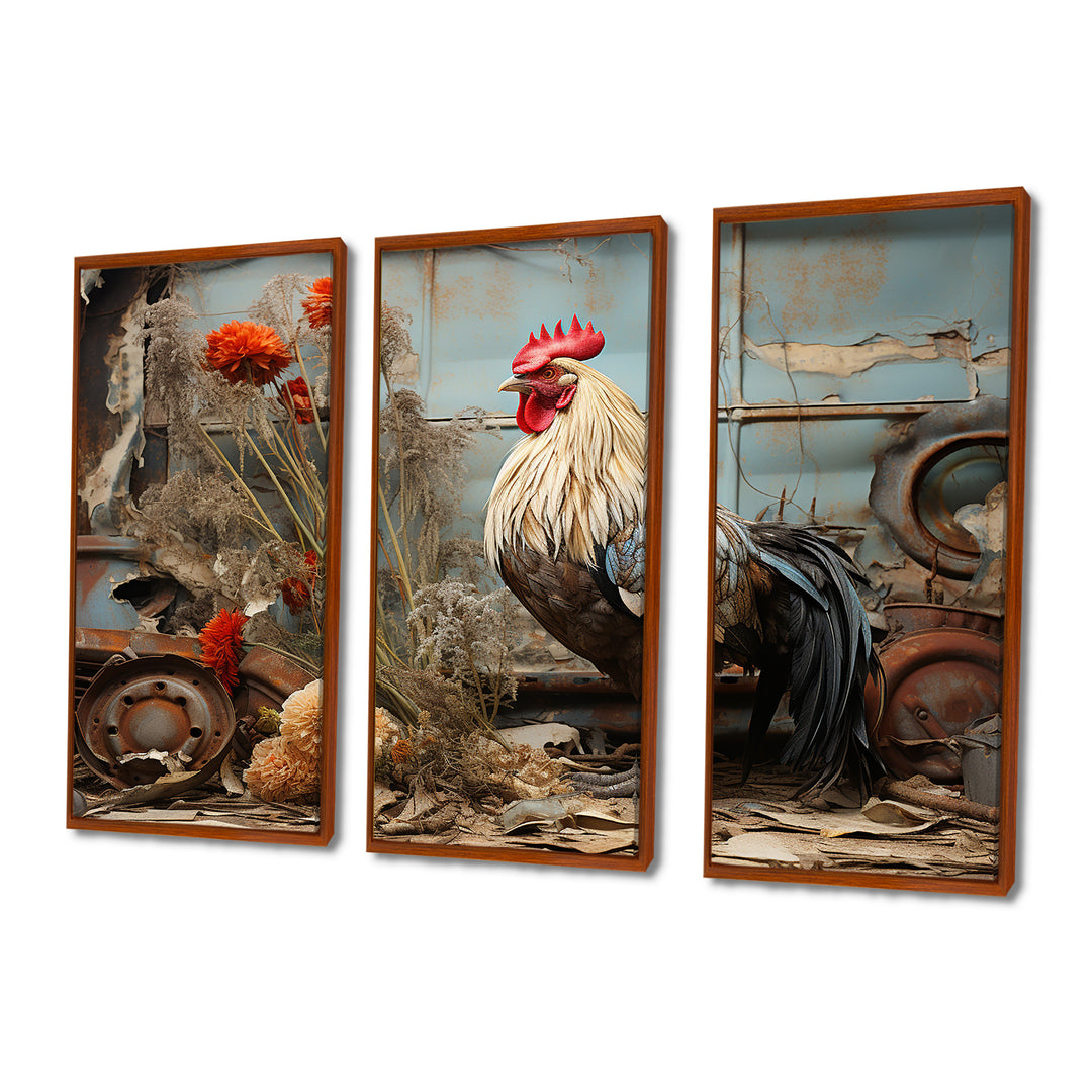 Chicken Barnyard Serenade - Multi-Panels