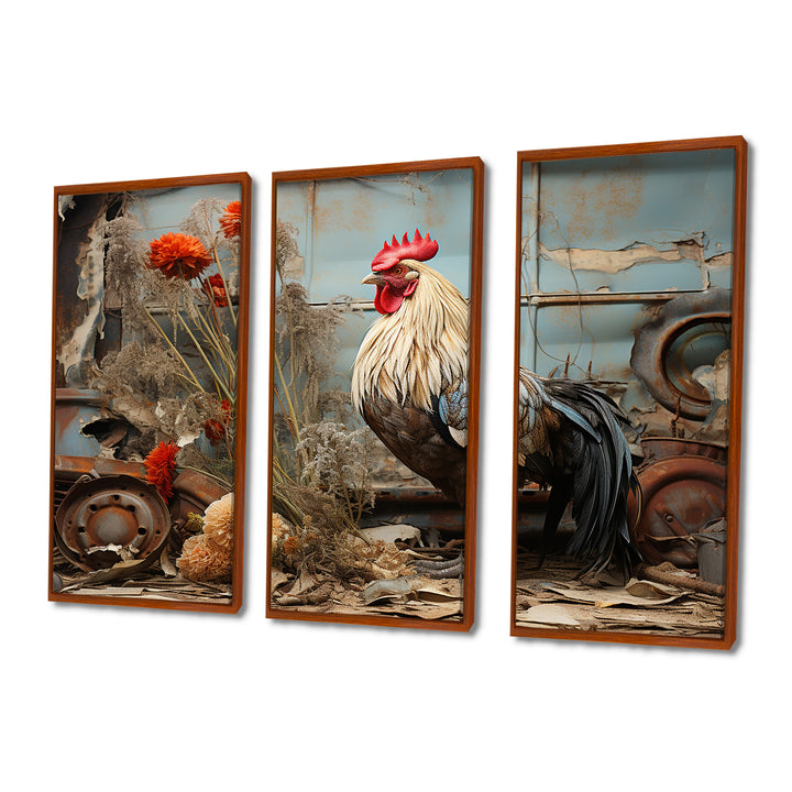 Chicken Barnyard Serenade - Multi-Panels