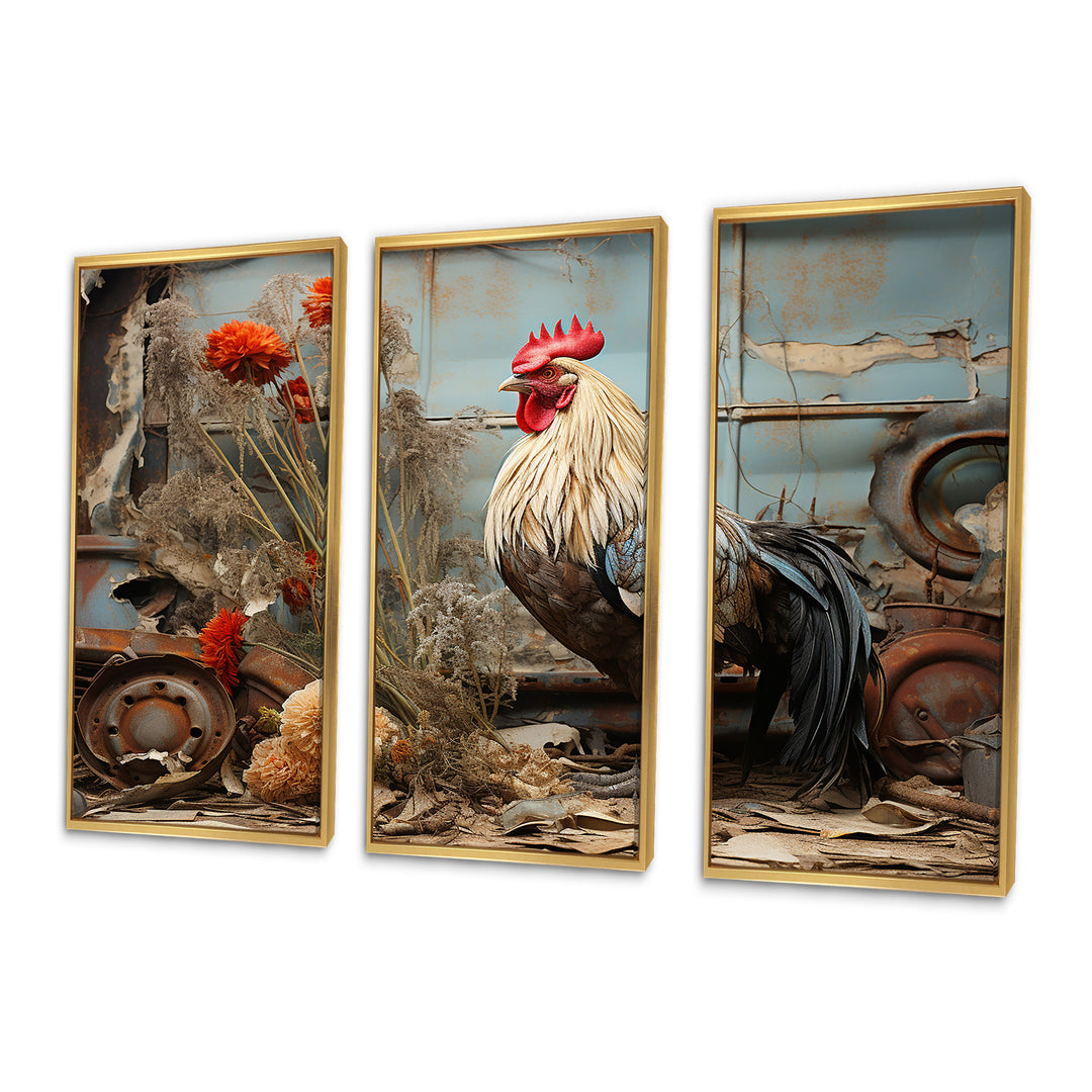 Chicken Barnyard Serenade - Multi-Panels
