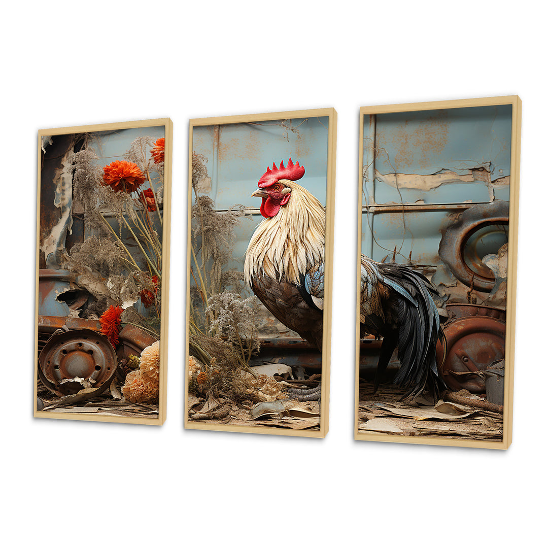 Chicken Barnyard Serenade - Multi-Panels