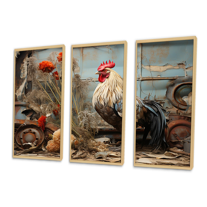 Chicken Barnyard Serenade - Multi-Panels