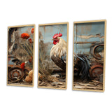 Chicken Barnyard Serenade - Multi-Panels