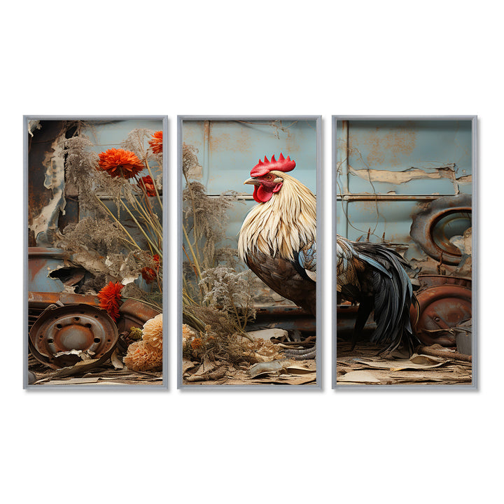 Chicken Barnyard Serenade - Multi-Panels