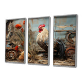 Chicken Barnyard Serenade - Multi-Panels