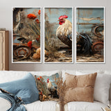 Chicken Barnyard Serenade - Multi-Panels