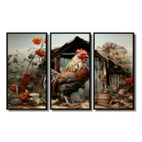 Roaster Barnyard Serenade I - Multi-Panels