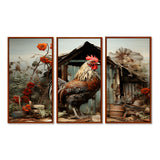 Roaster Barnyard Serenade I - Multi-Panels