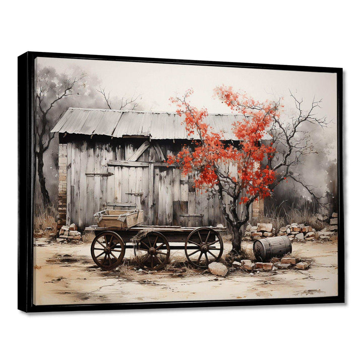 Barn Rustic Elegance I - Architecture Canvas Wall Art
