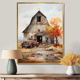 Barns Rustic Charm IX - Architecture Canvas Wall Art