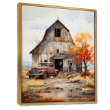 Barns Rustic Charm IX - Architecture Canvas Wall Art