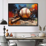 Baseball Collage II - Sports Canvas Wall Art