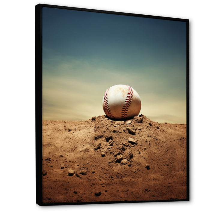 Baseball Pitchers Mound I - Sport Baseball Canvas Wall Art