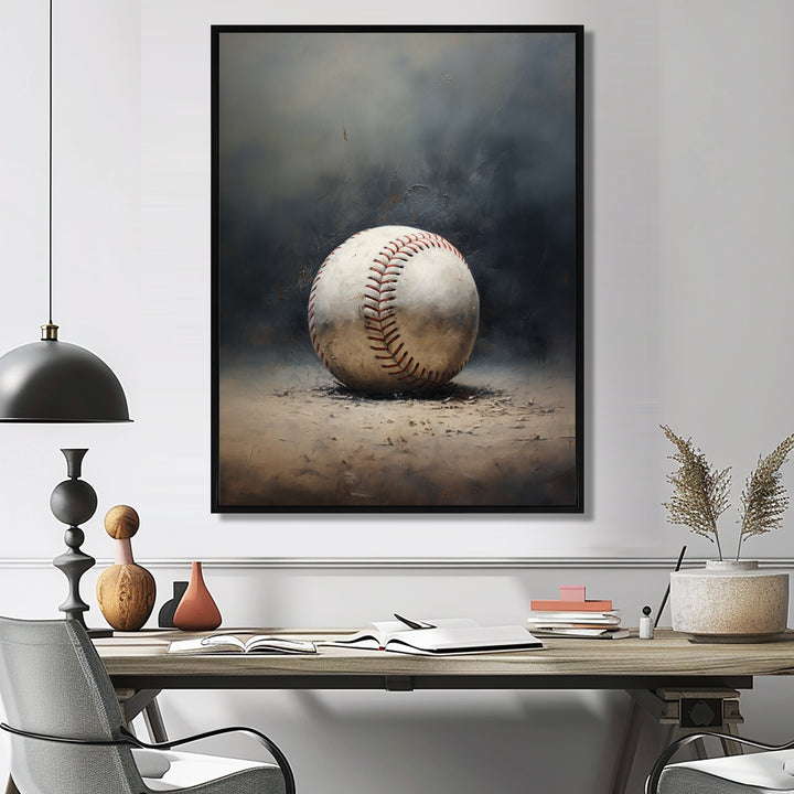 Baseball Subtle Strikeout - Sport Baseball Canvas Wall Art