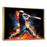 Baseball Swing Of Emotion III - Sports Canvas Wall Art