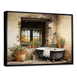 Laundry Rustic Vibe I - Illustration Canvas Wall Art