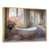 Bathroom Ethereal Glow III - Humor Canvas Wall Art