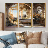 Bathroom Golden Luxe I - Multi-Panels