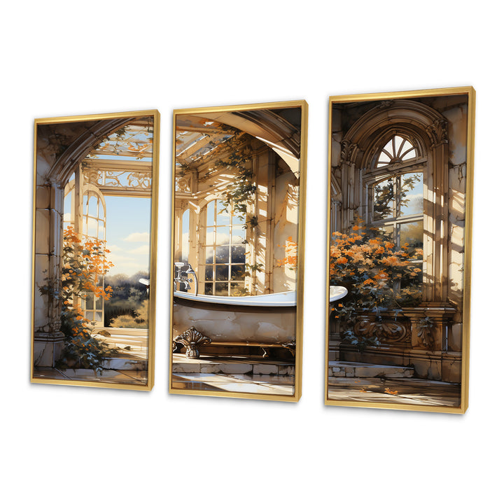 Bathroom Golden Luxe I - Multi-Panels