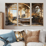 Bathroom Golden Luxe I - Multi-Panels