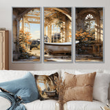 Bathroom Golden Luxe I - Multi-Panels