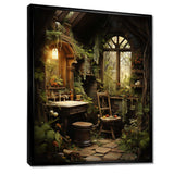 Bathroom Rustic Woodland Retreat IV - Humor Canvas Wall Art