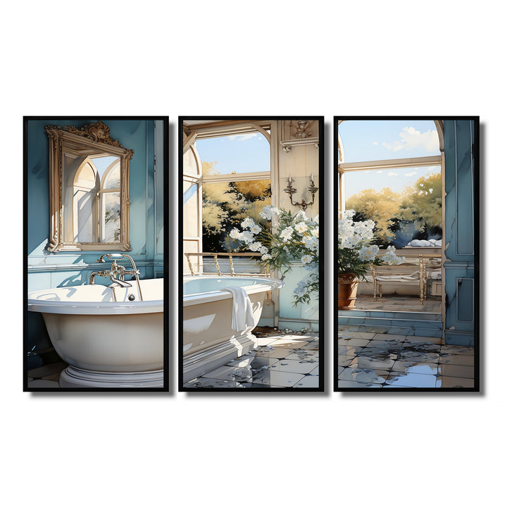 Bathroom Toilet Reflections Of I - Multi-Panels