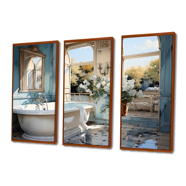 Bathroom Toilet Reflections Of I - Multi-Panels