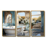 Bathroom Toilet Reflections Of I - Multi-Panels