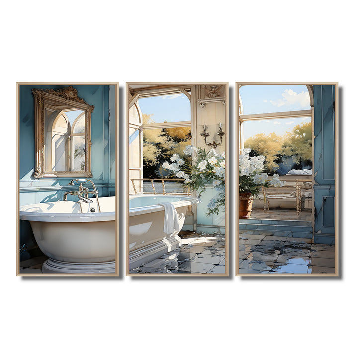 Bathroom Toilet Reflections Of I - Multi-Panels
