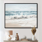 Beach Minimalism Landscape III - Coastal Canvas Wall Art