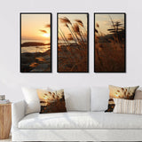 Beach Breeze At Sunset II - Multi-Panel Canvas Prints