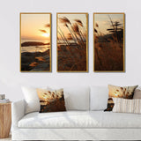 Beach Breeze At Sunset II - Multi-Panel Canvas Prints