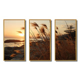 Beach Breeze At Sunset II - Multi-Panel Canvas Prints