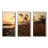 Beach Breeze At Sunset II - Multi-Panel Canvas Prints