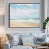 Beach Photo Coastal Tranquility III - Coastal Canvas Wall Art