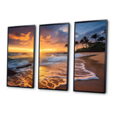 Beach Photo Sunset Serenade IX - Multi-Panels