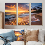 Beach Photo Sunset Serenade IX - Multi-Panels
