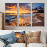 Beach Photo Sunset Serenade IX - Multi-Panels