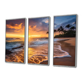 Beach Photo Sunset Serenade IX - Multi-Panels