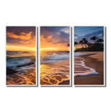 Beach Photo Sunset Serenade IX - Multi-Panels