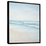 Beach Photo Tranquil Waters I - Coastal Canvas Wall Art