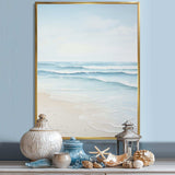 Beach Photo Tranquil Waters I - Coastal Canvas Wall Art