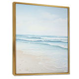 Beach Photo Tranquil Waters I - Coastal Canvas Wall Art