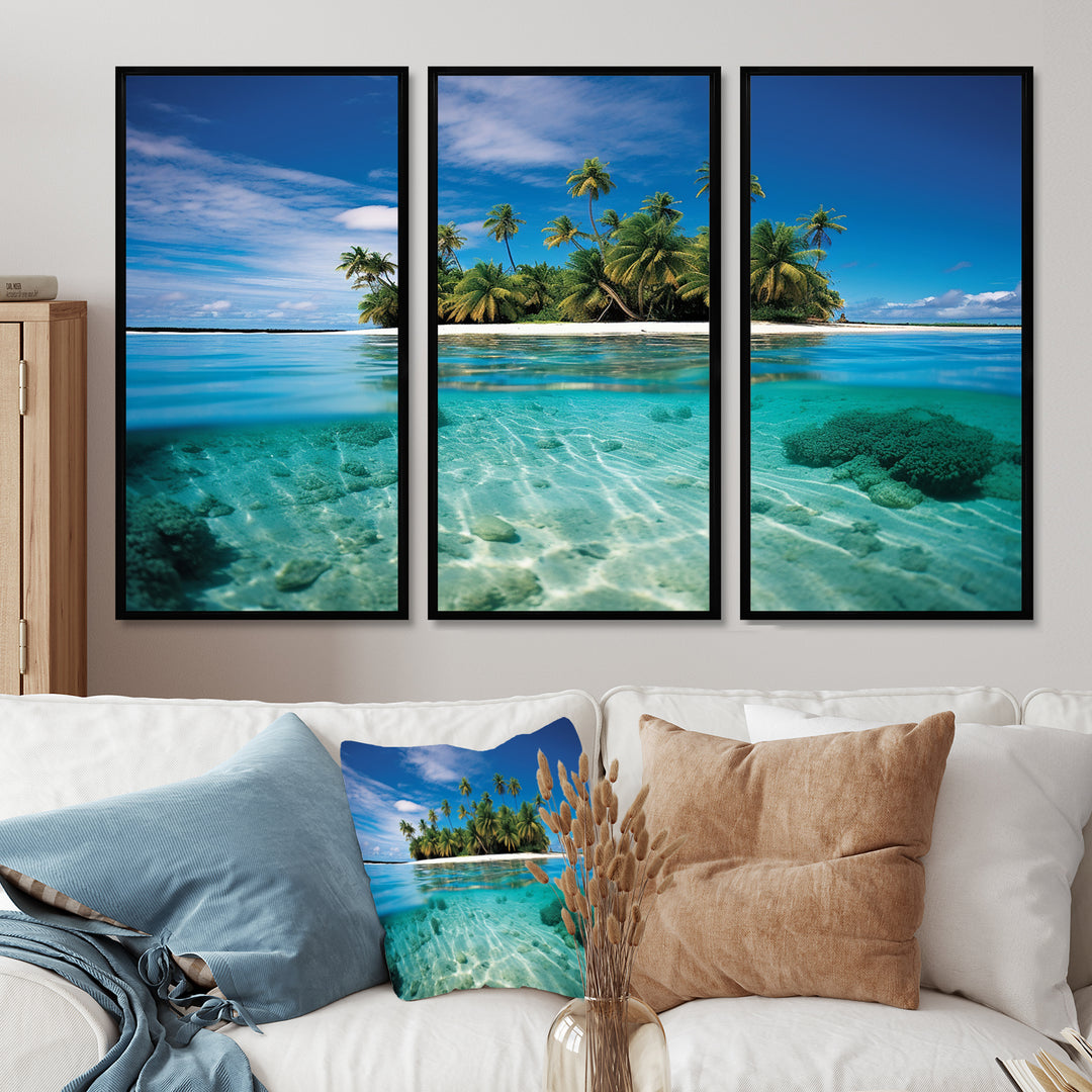 Beach Photo Tropical Escape V - Multi-Panel Canvas Prints