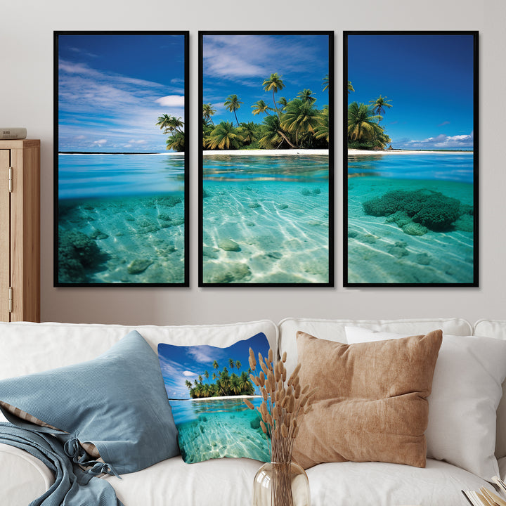 Beach Photo Tropical Escape V - Multi-Panel Canvas Prints